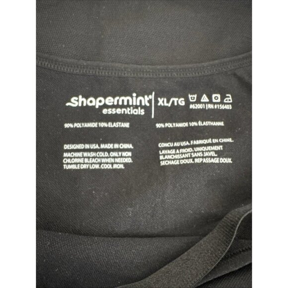 Shapermint Essentials Scoop Neck Cami Women's XL Black NWT 0048 - Picture 7 of 13